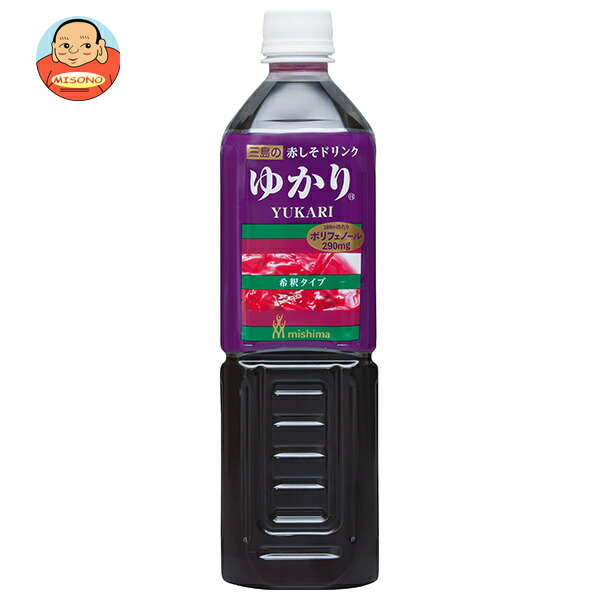 三島食品 赤しそドリンク ゆかり 840mlペットボトル×6本入