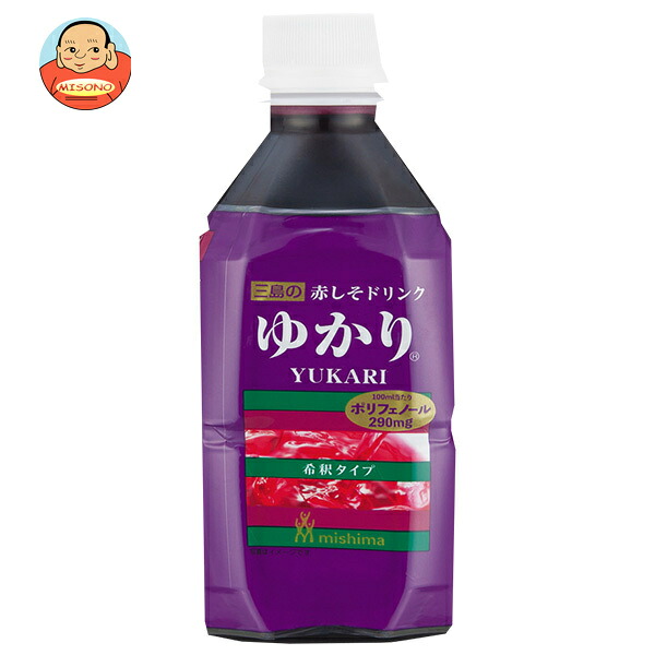 三島食品 赤しそドリンク ゆかり 340mlペットボトル×24本入