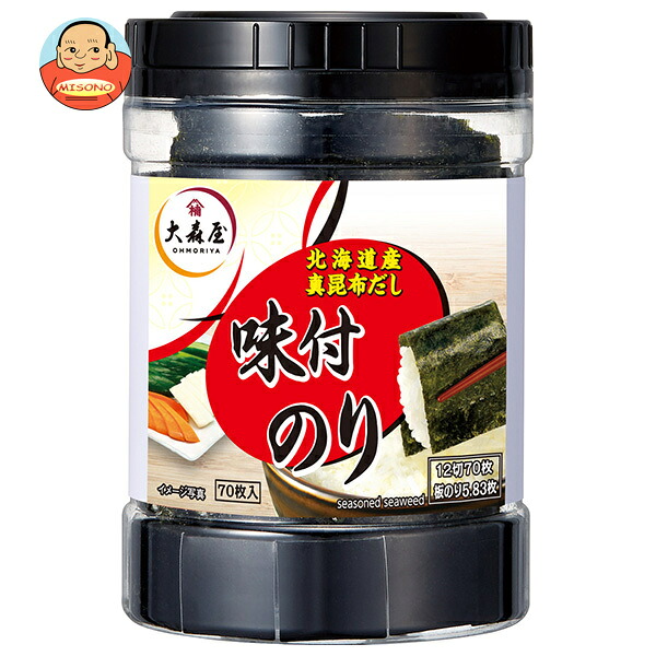 大森屋 味付卓上70 (12切70枚)×10個入