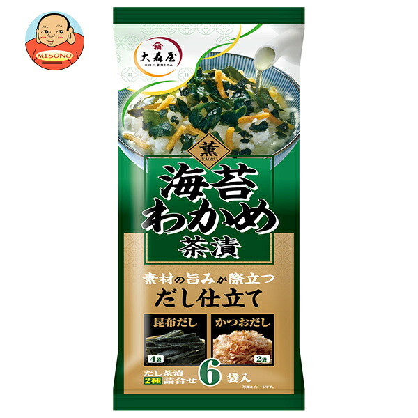 大森屋 海苔わかめ茶漬 6袋×10袋入