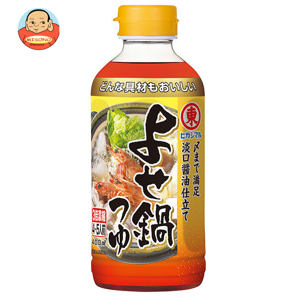 ヒガシマル醤油 よせ鍋つゆ 3倍濃縮 400mlPET×12本入