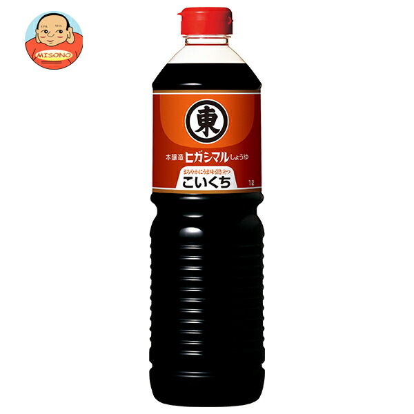 ヒガシマル醤油 こいくち醤油 1Lペットボトル×15本入