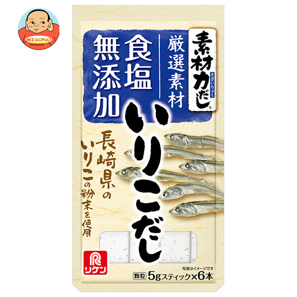 理研ビタミン 素材力だし いりこだし 30g(5g×6本)×10袋入