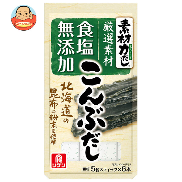 理研ビタミン 素材力だし こんぶだし 30g(5g×6本)×10袋入