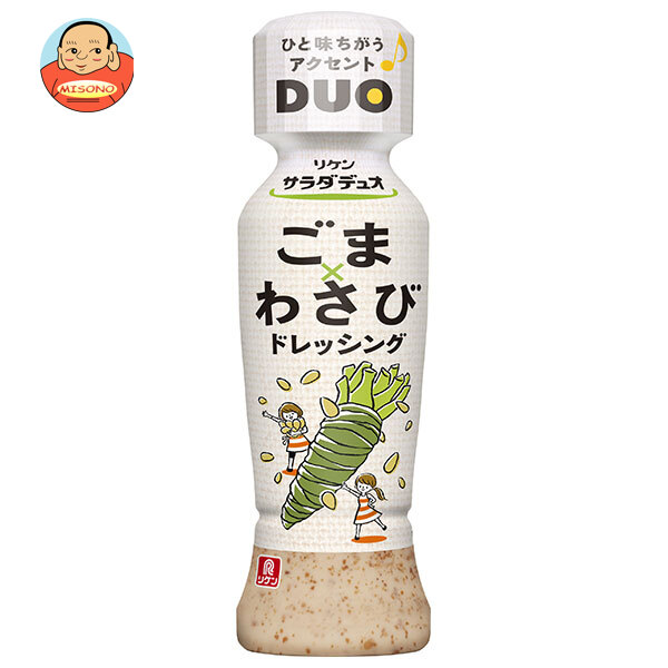 理研ビタミン リケン サラダデュオ ごまわさびドレッシング 190mlペットボトル×12本入