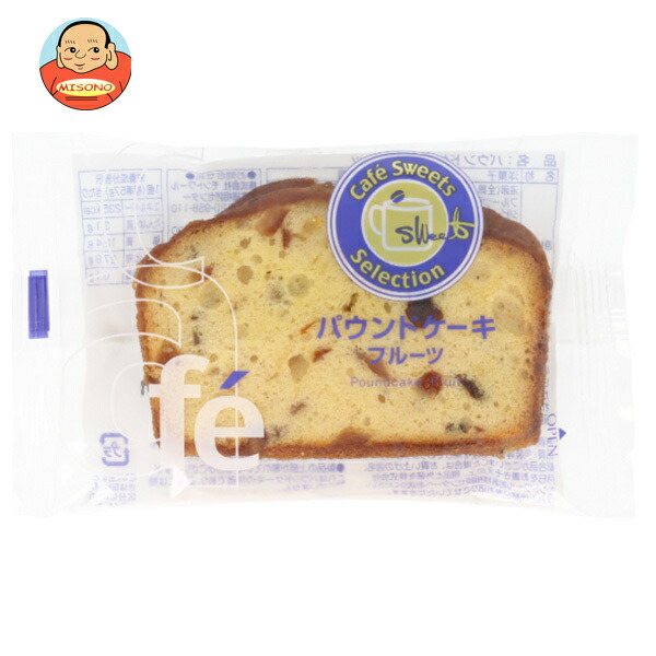 モントワール カフェパウンドケーキ フルーツ 1個×6袋入