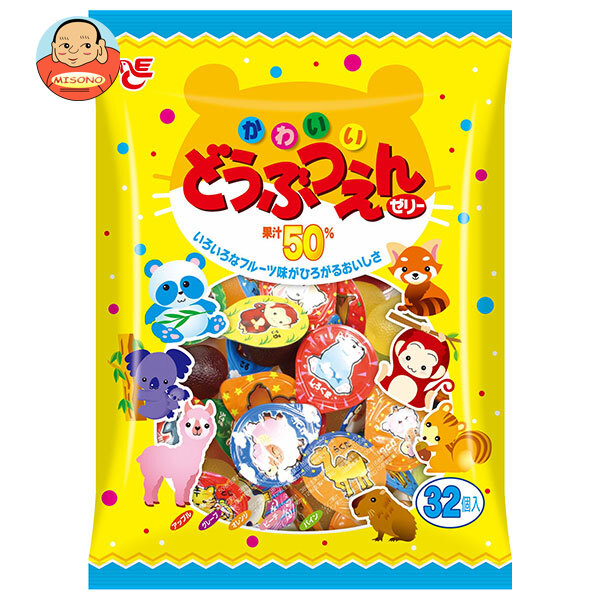 エースベーカリー どうぶつえんゼリー 32個×16袋入