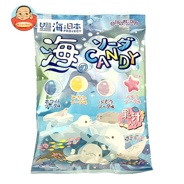 扇雀飴本舗 海のソーダCANDY 80g×10袋入