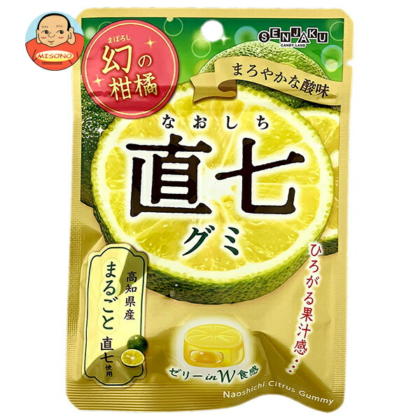 扇雀飴本舗 幻の柑橘 直七グミ 40g×6袋入