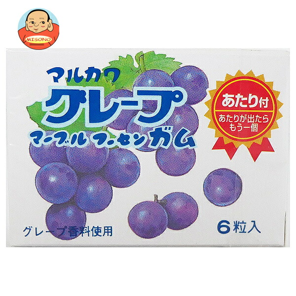 丸川製菓 グレープ マーブルガム 6粒×36個入