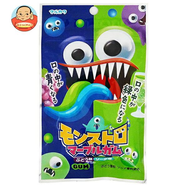 丸川製菓 モンストロー マーブルガム 37g×10個入