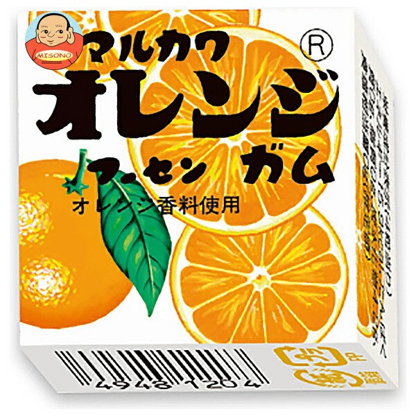 丸川製菓 オレンジ フーセンガム 4粒×24個入
