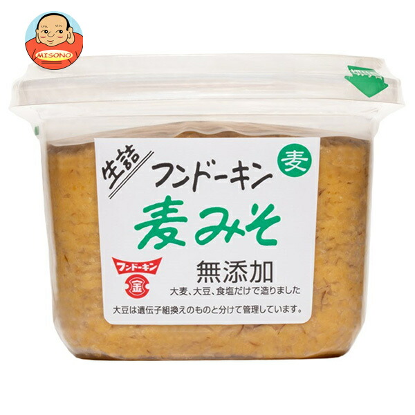 フンドーキン 生詰 麦みそ 無添加 850g×6個入