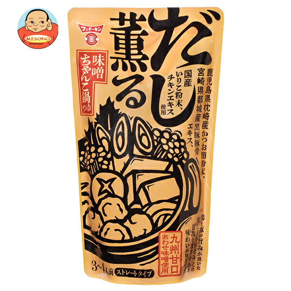 フンドーキン だし薫る 味噌ちゃんこ鍋つゆ 750g×12袋入