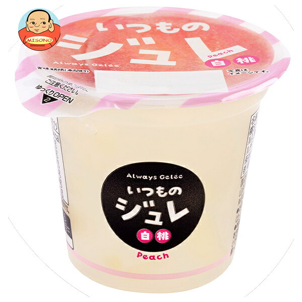 和歌山産業 いつものジュレ 白桃 135g×12個入