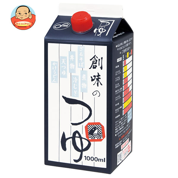創味食品 創味のつゆ 1000ml紙パック×6本入