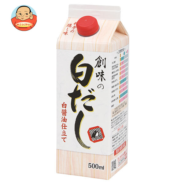 創味食品 創味の白だし 500ml紙パック×6本入