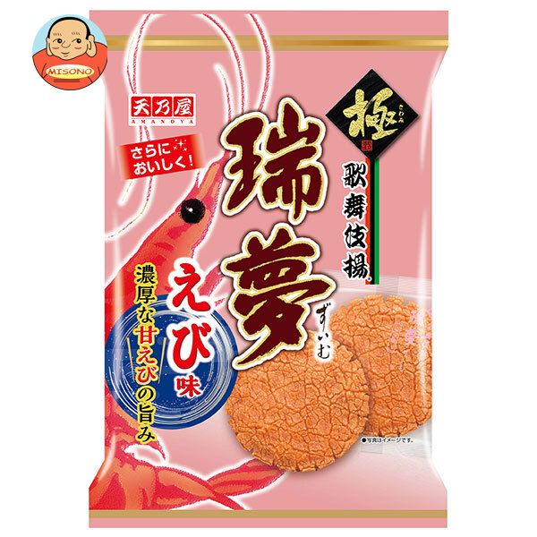 天乃屋 歌舞伎揚 瑞夢 えび味 6枚×12袋入
