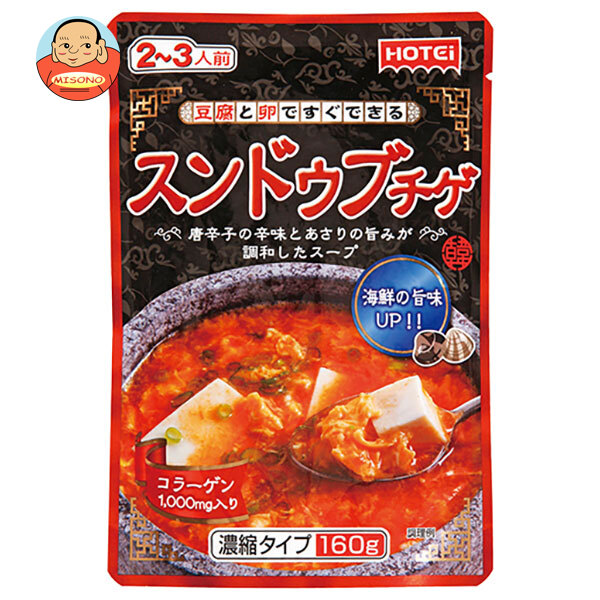 ホテイフーズ スンドゥプチゲ 濃縮タイプ 160g×32(8×4)袋入