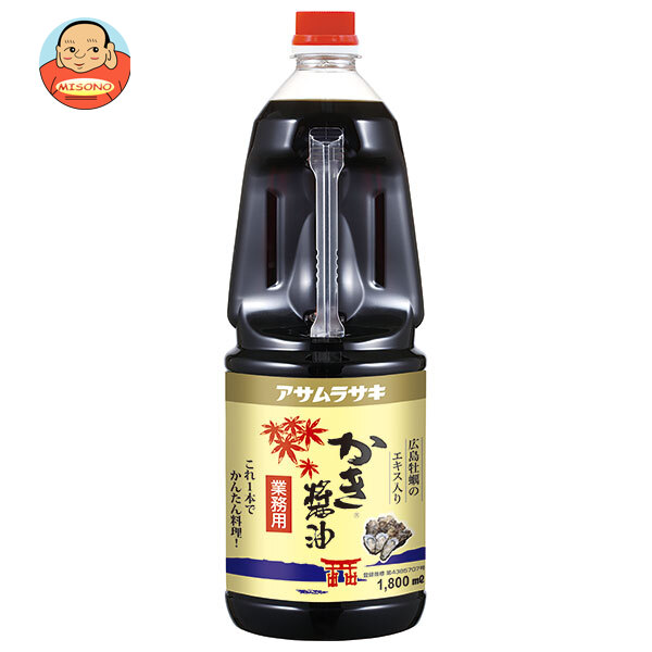 アサムラサキ かき醤油 1800ml×6本入