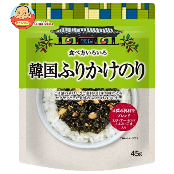 徳山物産 食べ方いろいろ 韓国ふりかけのり 45g×20袋入