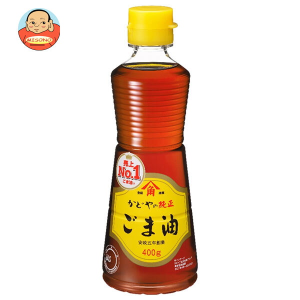 かどや製油 金印純正ごま油 400g×12本入
