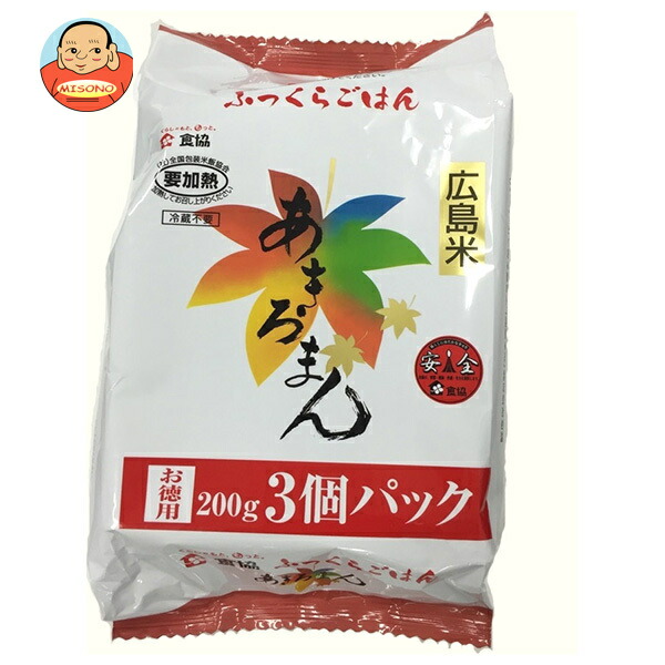 食協 無菌包装米飯 広島米 あきろまん (200g×3p)×8個入