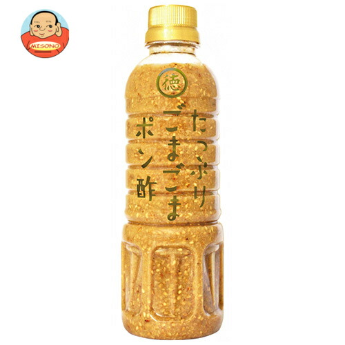 徳島産業 たっぷりごまごまポン酢 400mlペットボトル×12本入