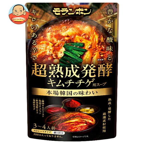 モランボン 超熟成発酵 キムチチゲ 用 スープ 700g×10袋入