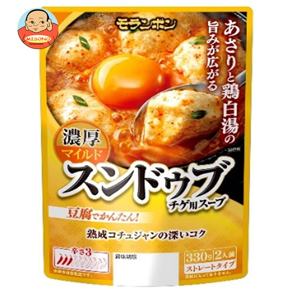 モランボン スンドゥブチゲ用スープ 濃厚マイルド 330g×10袋入