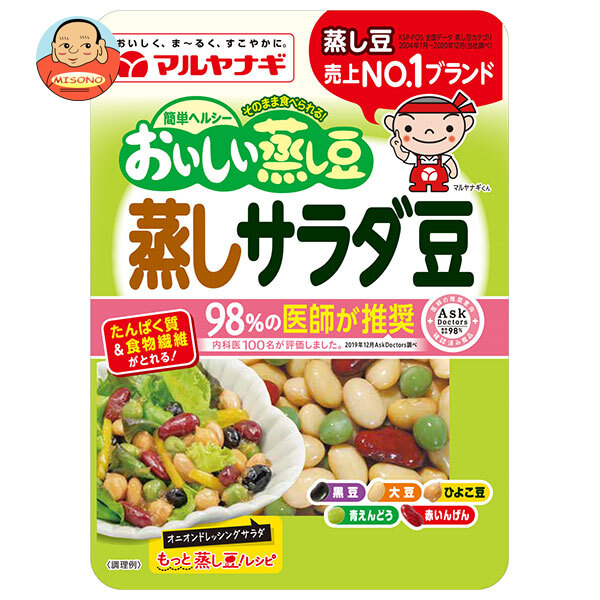 マルヤナギ おいしい蒸し豆 蒸しサラダ豆 70g×12袋入