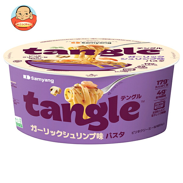 三養ジャパン テングル ガーリックシュリンプ味 パスタカップ 100g×16個入