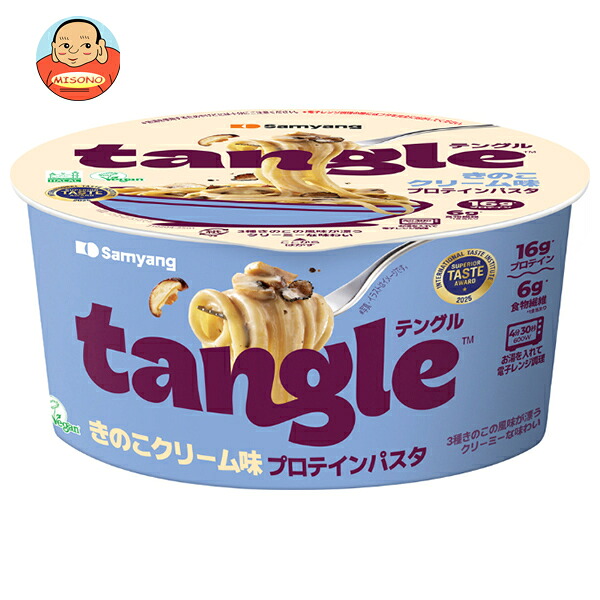 三養ジャパン テングル きのこクリーム味 パスタカップ 105g×16個入