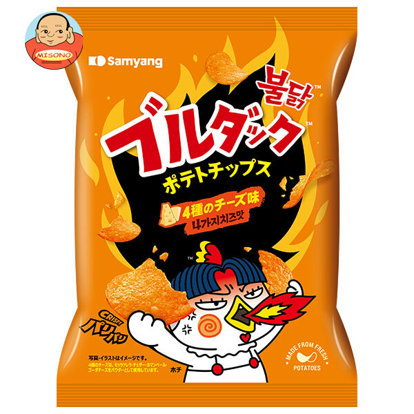 三養ジャパン ブルダック ポテトチップス 4種のチーズ味 55g×20個入