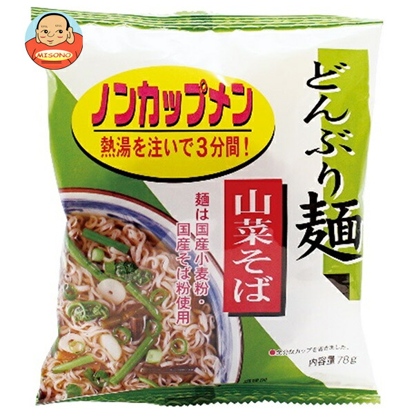 トーエー どんぶり麺 山菜そば 78g×24袋入