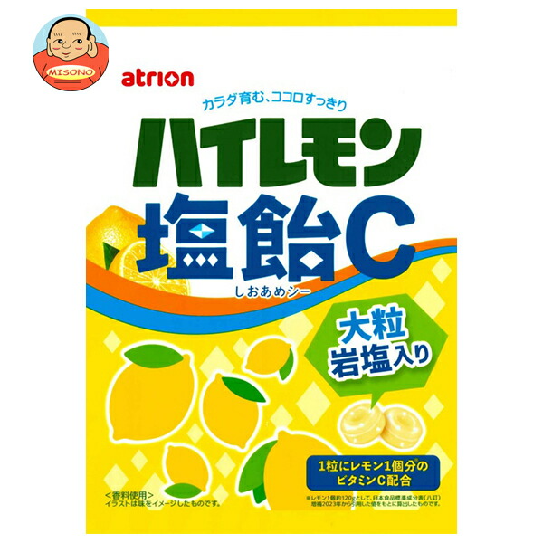 アトリオン製菓 ハイレモン塩飴C 84g×6袋入