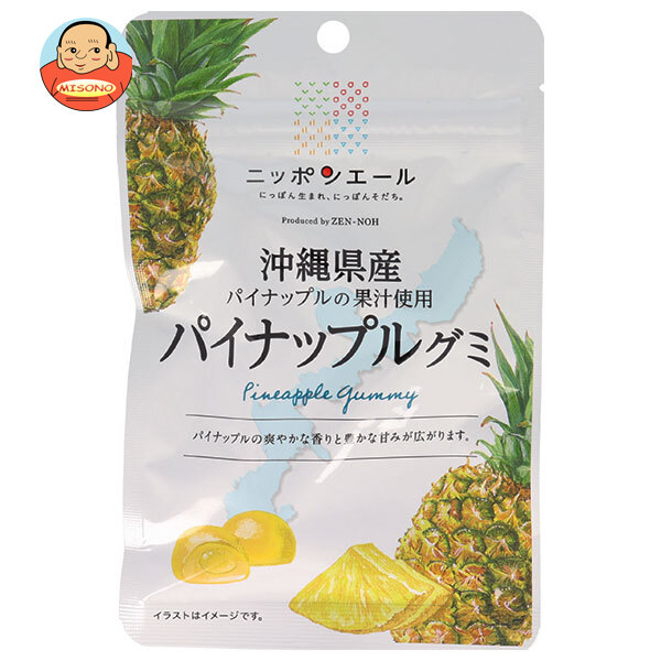 JA全農 ニッポンエール 沖縄県産パイナップル グミ 40g×10袋入