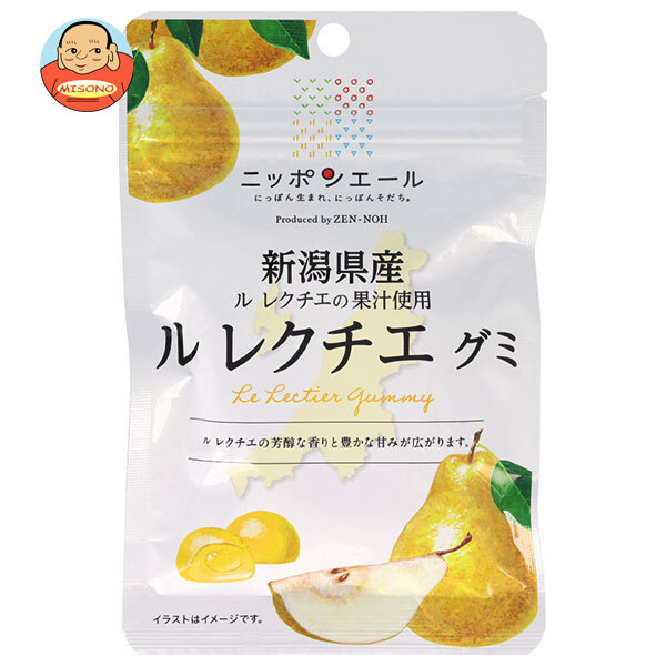 JA全農 ニッポンエール 新潟県産ルレクチェ グミ 40g×10袋入