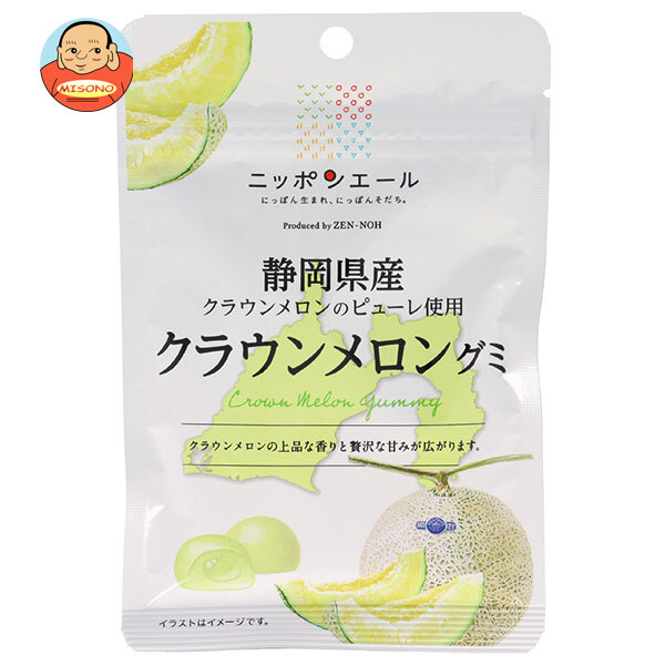 JA全農 ニッポンエール 静岡県産クラウンメロン グミ 40g×10袋入