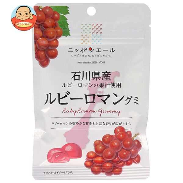 JA全農 ニッポンエール 石川県産ルビーロマン グミ 40g×10袋入