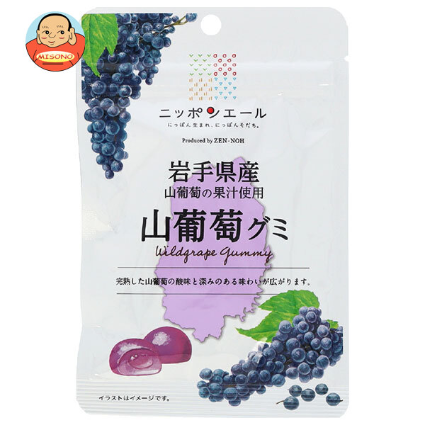 JA全農 ニッポンエール 岩手産山葡萄 グミ 40g×10袋入