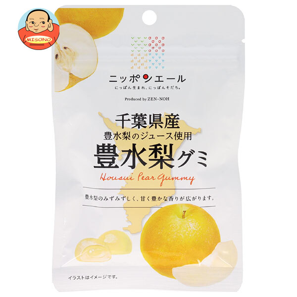 JA全農 ニッポンエール 千葉県産豊水梨 グミ 40g×10袋入｜ 送料別