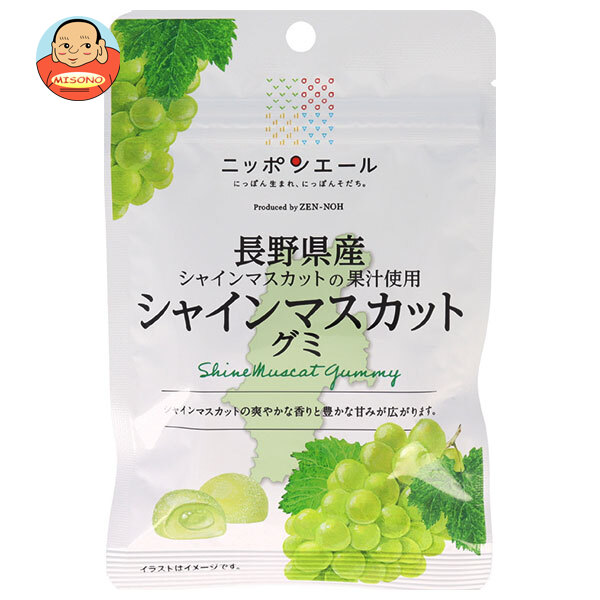 JA全農 ニッポンエール 長野県産シャインマスカット グミ 40g×10袋入