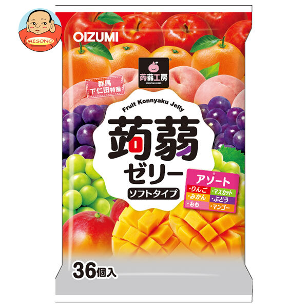 オーイズミ下仁田 蒟蒻工房 蒟蒻ゼリー アソート 36個入×12袋入