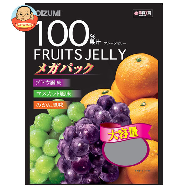 オーイズミ下仁田 果汁100%ゼリー メガパック 720g×6袋入