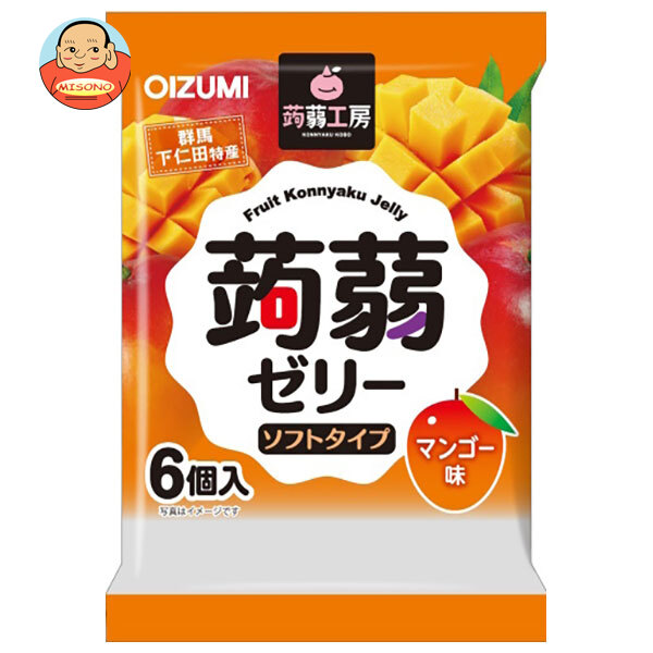 オーイズミ下仁田 蒟蒻工房 蒟蒻ゼリー マンゴー味 6個入×16袋入