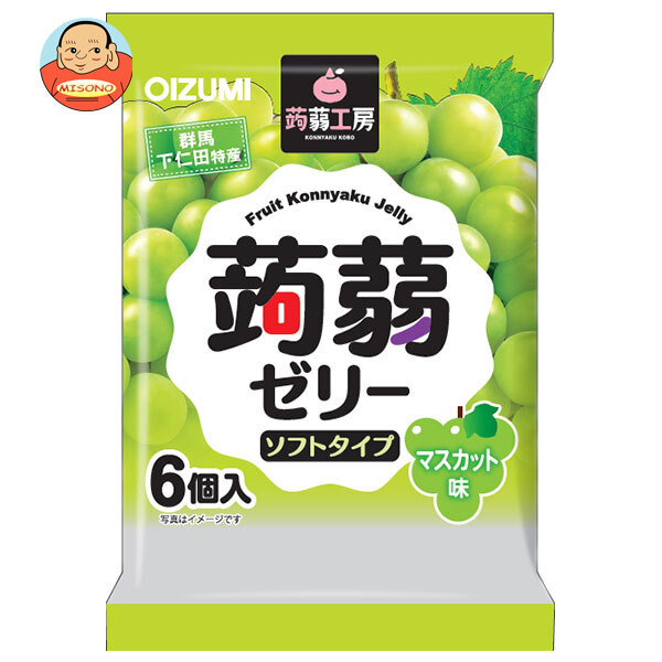 オーイズミ下仁田 蒟蒻工房 蒟蒻ゼリー マスカット味 6個入×16袋入