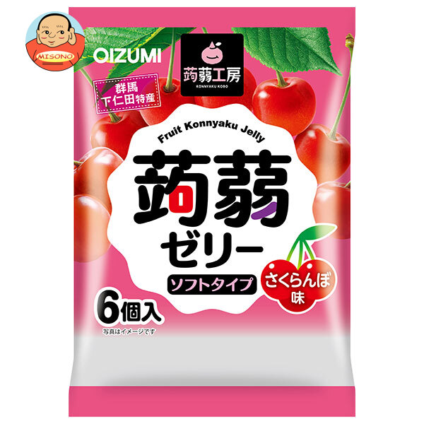 オーイズミ下仁田 蒟蒻工房 蒟蒻ゼリー さくらんぼ味 6個入×16袋入