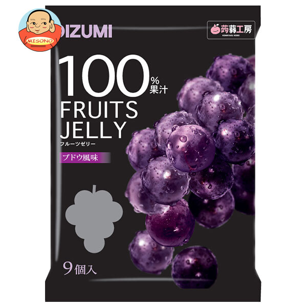 オーイズミ下仁田 果汁100%ゼリー ぶどう風味 9個入×16袋入