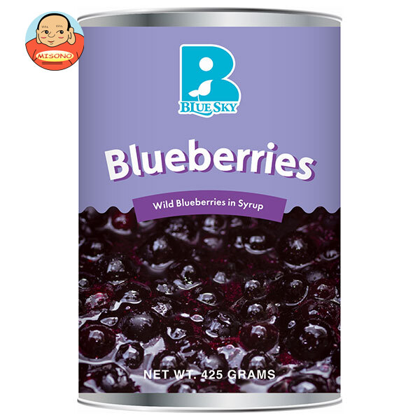 ブルースカイ ブルーベリー 4号缶 425g×12個入